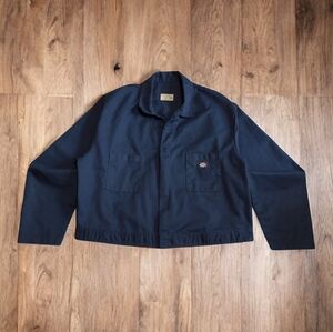 Reworked Cropped dickies Lightbweight Detroit work jacket mens XL Vtg box fi